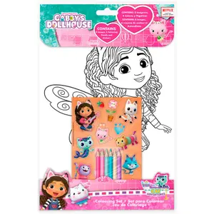 Coloriage et autocollants Kids Licensing Gabbys Dollhouse (x8) image-1