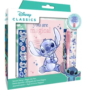 Notitieboekje voor kinderen met pen Kids Licensing Disney Stitch image-1