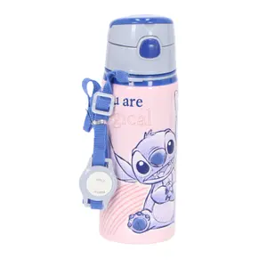 Children's aluminium water bottle Kids Licensing Disney Stitch image-0