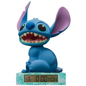 Lampe avec horloge alarme Kids Licensing Disney Stitch 3D