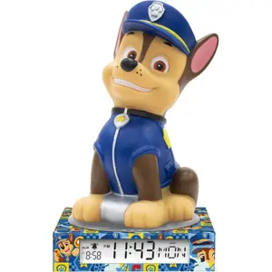 3D λάμπα με ξυπνητήρι Kids Licensing Paw Patrol image-0