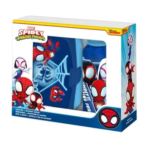 Aluminium bottle and children's lunch box Kids Licensing Marvel Spidey the Amazing Friends image-2