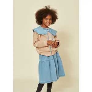 Gonna in denim per bambina Kids on the Moon image-1