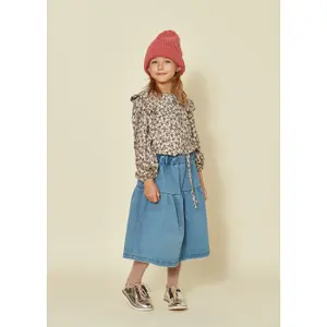 Gonna in denim per bambina Kids on the Moon image-2