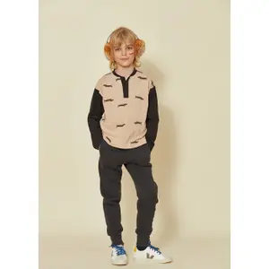 Pantaloni da jogging per bebé Kids on the Moon Charcoal Bottoms image-2