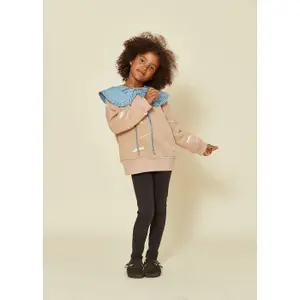 Leggings til babypiger Kids on the Moon Charcoal image-1