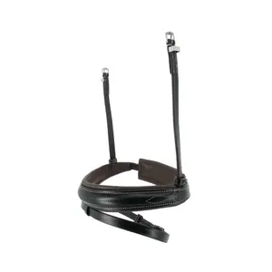 Combined noseband for horse with fancy stitching Kieffer Flash Vera image-0