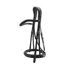 Σχοινί ιππασίας Kieffer Ultrasoft® Sue Arched Leather Browband image-0