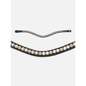Uzda do jazdy konnej Kieffer Ilona Bb Light Ultrashine Crystals+Pearls image-3