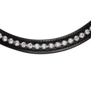 Double bridle Kieffer Paris with square chrome buckles image-1