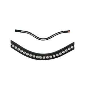 Double bridle front for horse Kieffer Paris curved shape image-0