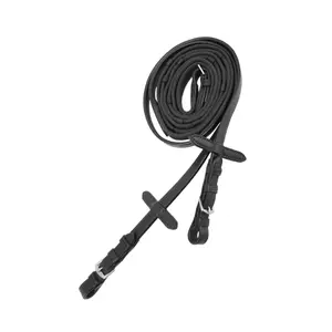 Δέσιμο αλόγου από δέρμα Kieffer Ultrasoft with square chrome buckles image-0