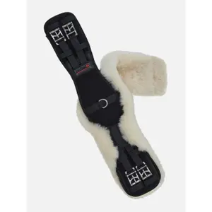 Pferdetrainingsgurt ohne Gummi Kieffer Air-tex Lambskin+ image-1