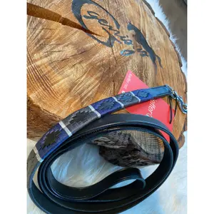 Trela de cão Kieffer Buenos Aires with chrome fittings image-1