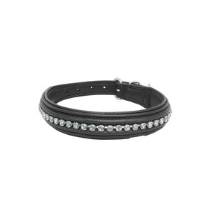 Dog collar Kieffer Ultrasoft® Fashion Chain W.Light Grey Stones image-0