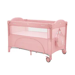 Cama de viagem para bebé 2 níveis Kikkaboo Milky Way 2023 image-0