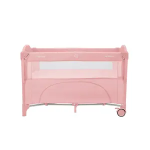 Cama de viagem para bebé 2 níveis Kikkaboo Milky Way 2023 image-4