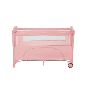 Cama de viagem para bebé 2 níveis Kikkaboo Milky Way 2023 image-6