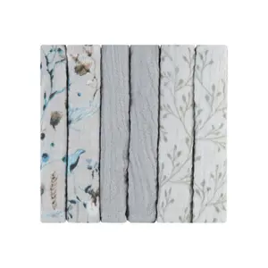 Muslin cleaning wipes Kikkaboo Dreamy Fields (x6) image-0