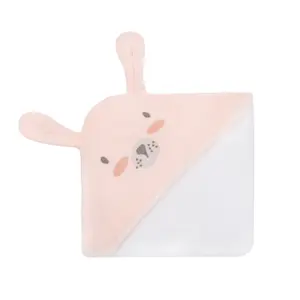 Hooded towel Kikkaboo Rabbits In Love image-0