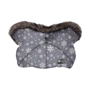 Pushchair mitten Kikkaboo Shiny Snow Flakes image-0