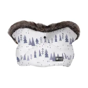 Pushchair mitten Kikkaboo Shiny Snow Forest image-0