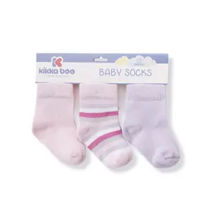 Striped baby socks Kikkaboo (x3) image-0