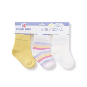 Striped baby socks Kikkaboo (x3) image-0