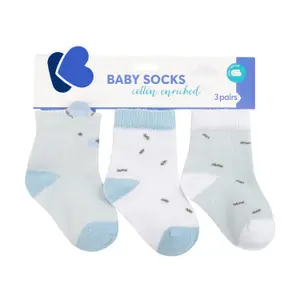 Baby socks Kikkaboo Bear With Me (x3) image-0