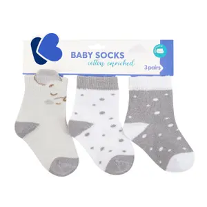 Baby socks Kikkaboo Joyful Mice (x3) image-0