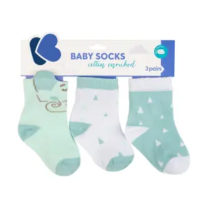 Baby socks Kikkaboo Elephant Time (x3) image-0