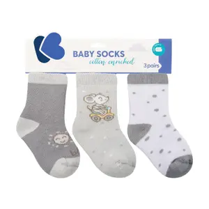 Baby socks Kikkaboo Joyful Mice (x3) image-0