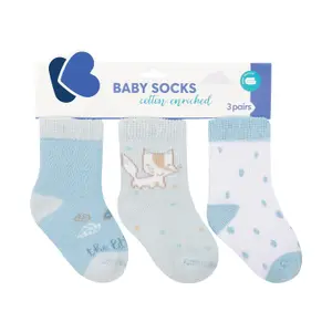 Baby socks Kikkaboo Little Fox (x3) image-0