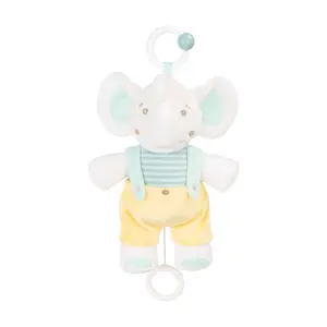 Hygge-krammedyr med musikmobil Kikkaboo Elephant Toy Time (x24)