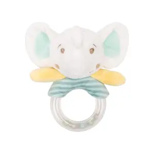 Soft toy rattle Kikkaboo Elephant Time image-0