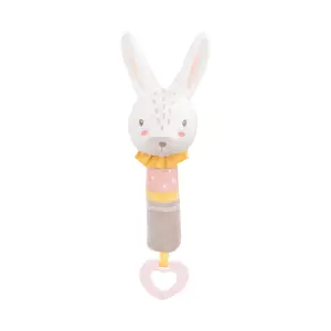 Teething ring with pacifier Kikkaboo Rabbits in Love image-0