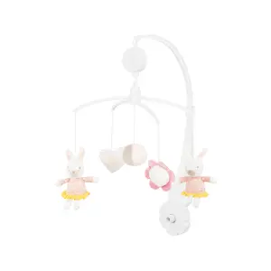 Musical mobile soft toy Kikkaboo Rabbits in Love (x12) image-0