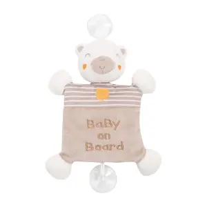 "Baby on Board" Soft Toy Kikkaboo My Teddy image-0