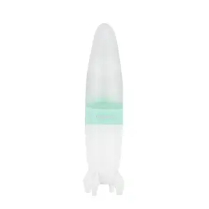 Soft bottle with silicone spoon Kikkaboo Rocket image-0