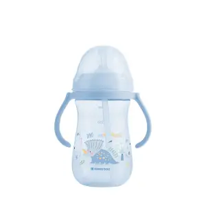 Cup with silicone straw Kikkaboo Dino World image-0