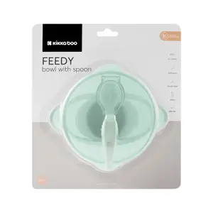 Bowl with spoon Kikkaboo Feedy image-5