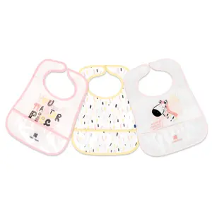 Terry cloth bib Kikkaboo Eva Arty (x3) image-0