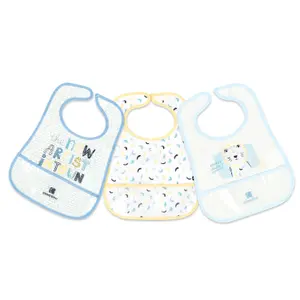 Terry cloth bib Kikkaboo Eva Arty (x3) image-0