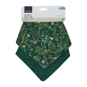 Muslin bib Kikkaboo Secret Garden (x2) image-0