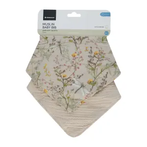 Muslin bib Kikkaboo Secret Garden (x2) image-0