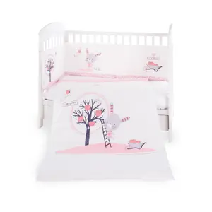 Bed linen Kikkaboo EU Style Pink Bunny (x2) image-0
