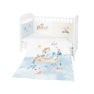 Bed linen Kikkaboo EU Style The Fish Panda (x2) image-0