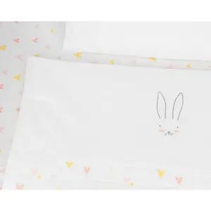 Bed linen Kikkaboo Rabbits in Love (x5) image-1