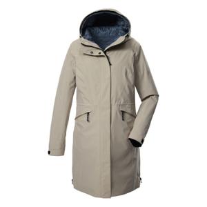 Women's 3-in-1 long waterproof coat with hood Killtec Kow 22 image-1