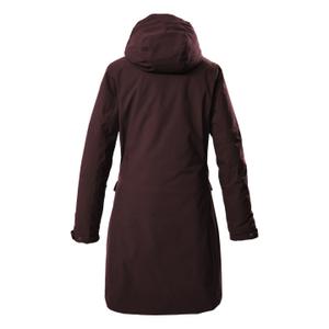 Women's long hooded waterproof jacket Killtec Kow 18 image-1